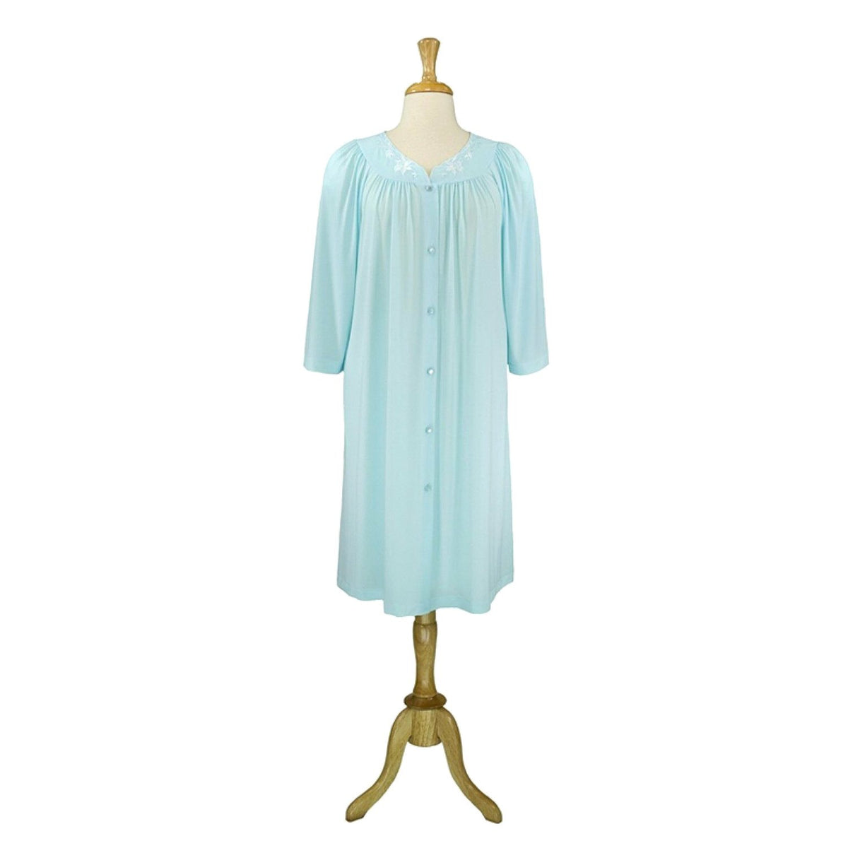 Miss Elaine Tricot Nightgown - Sea Foam - 35809SEAFOAM M