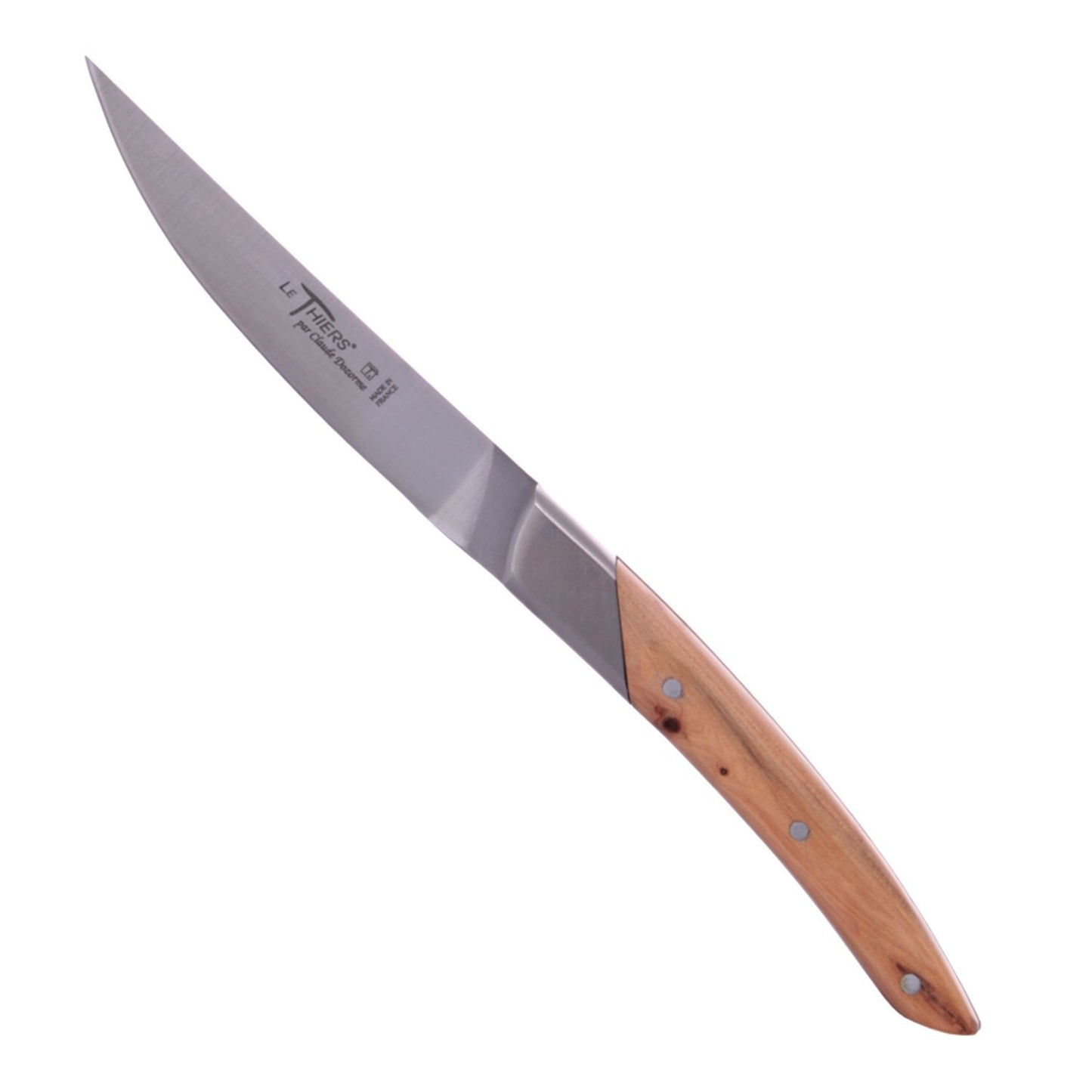 Claude Dozorme Thiers Art Deco Knife Set With Juniper Wood Handle - 6 Pieces - 5.90.001.47Mi