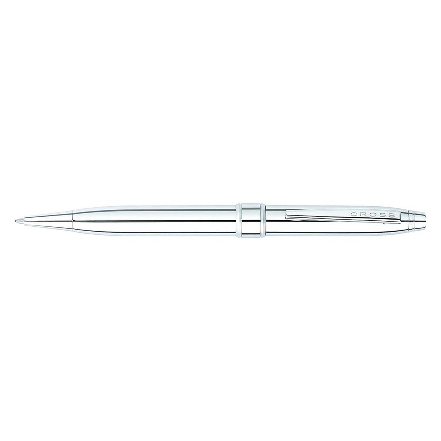 Cross Stratford Chrome Ballpoint Pen - Silver - AT0172-1 - Jashanmal Home