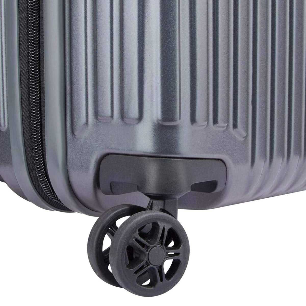 Delsey Paris Securitime Zip 68Cm Hardcase 4 Double Wheel Expandable Check-In Luggage Trolley Anthracite - 00217381101