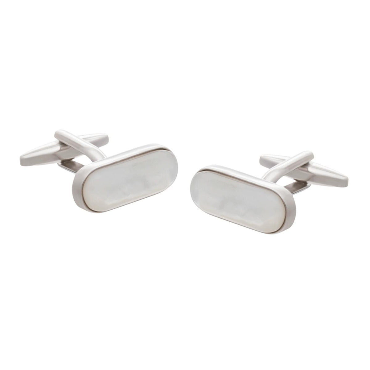 Elizabeth Parker Pilule Mother Of Pearl Cufflinks - Aepcl2772 Na