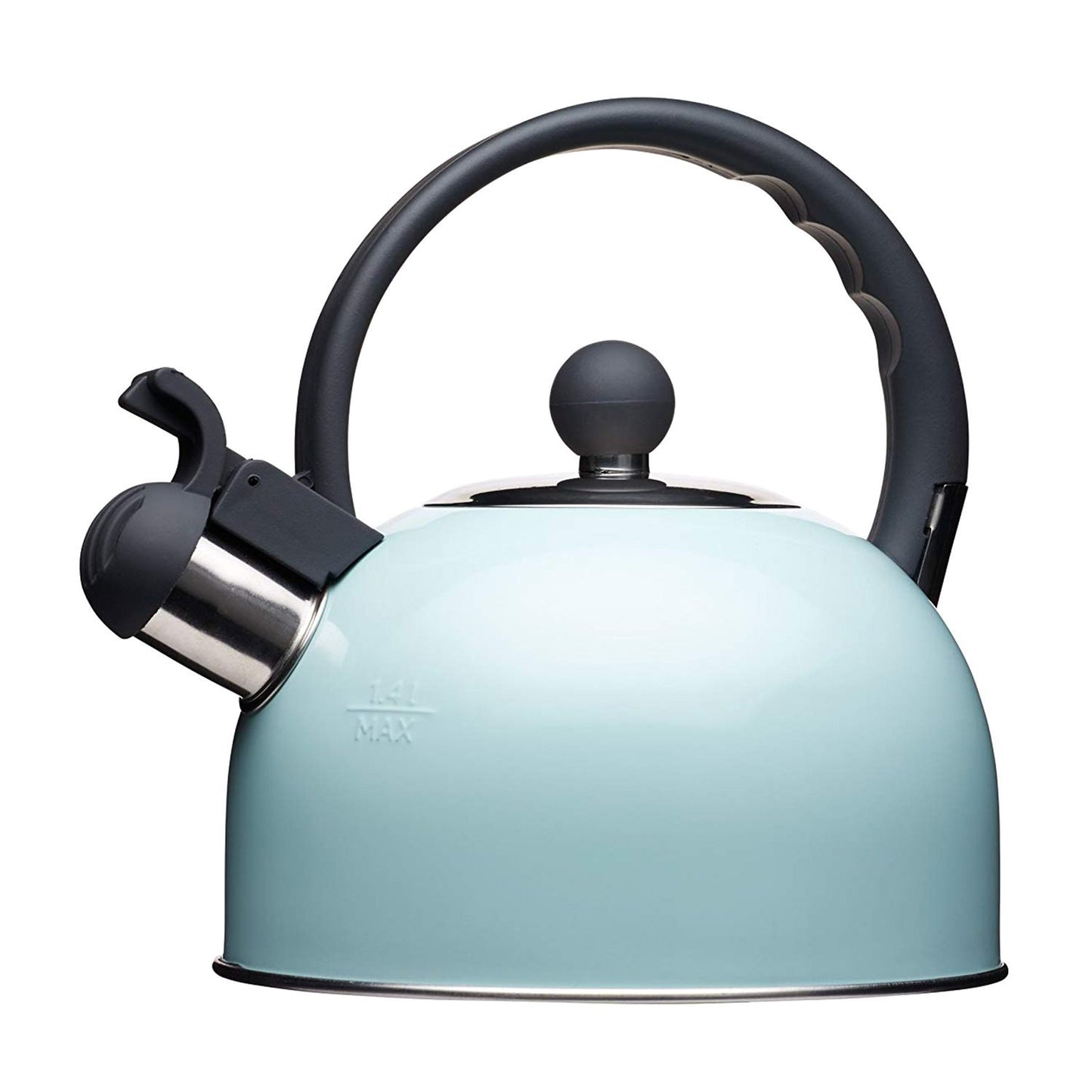 KITCHENCRAFT LIVING NOSTALGIA TRADITIONAL WHISTLING KETTLE - BLUE - LNKETBLU