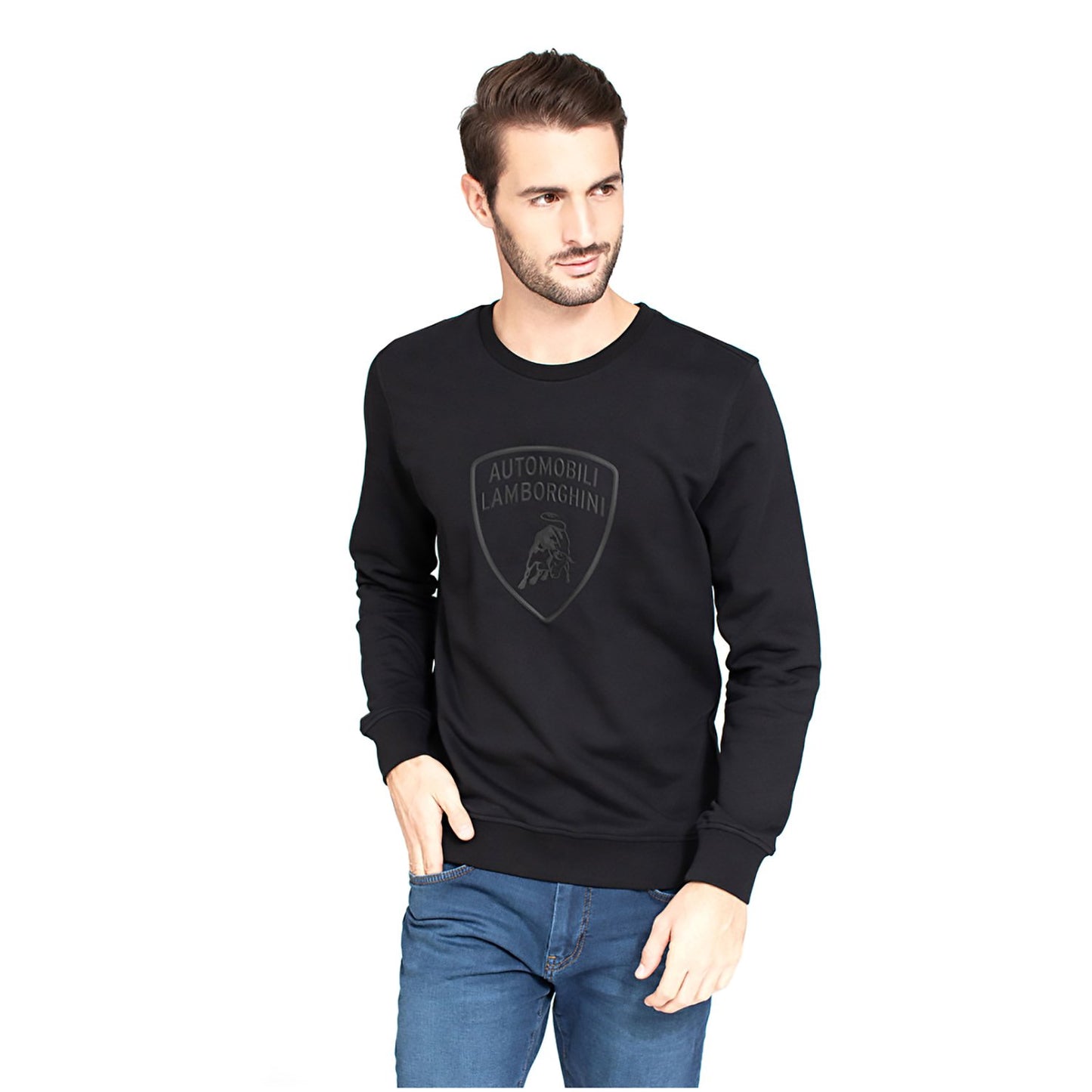 Lamborghini 3D Big Shield Sweatshirt - Black - B7Xub7Fg30264899 899