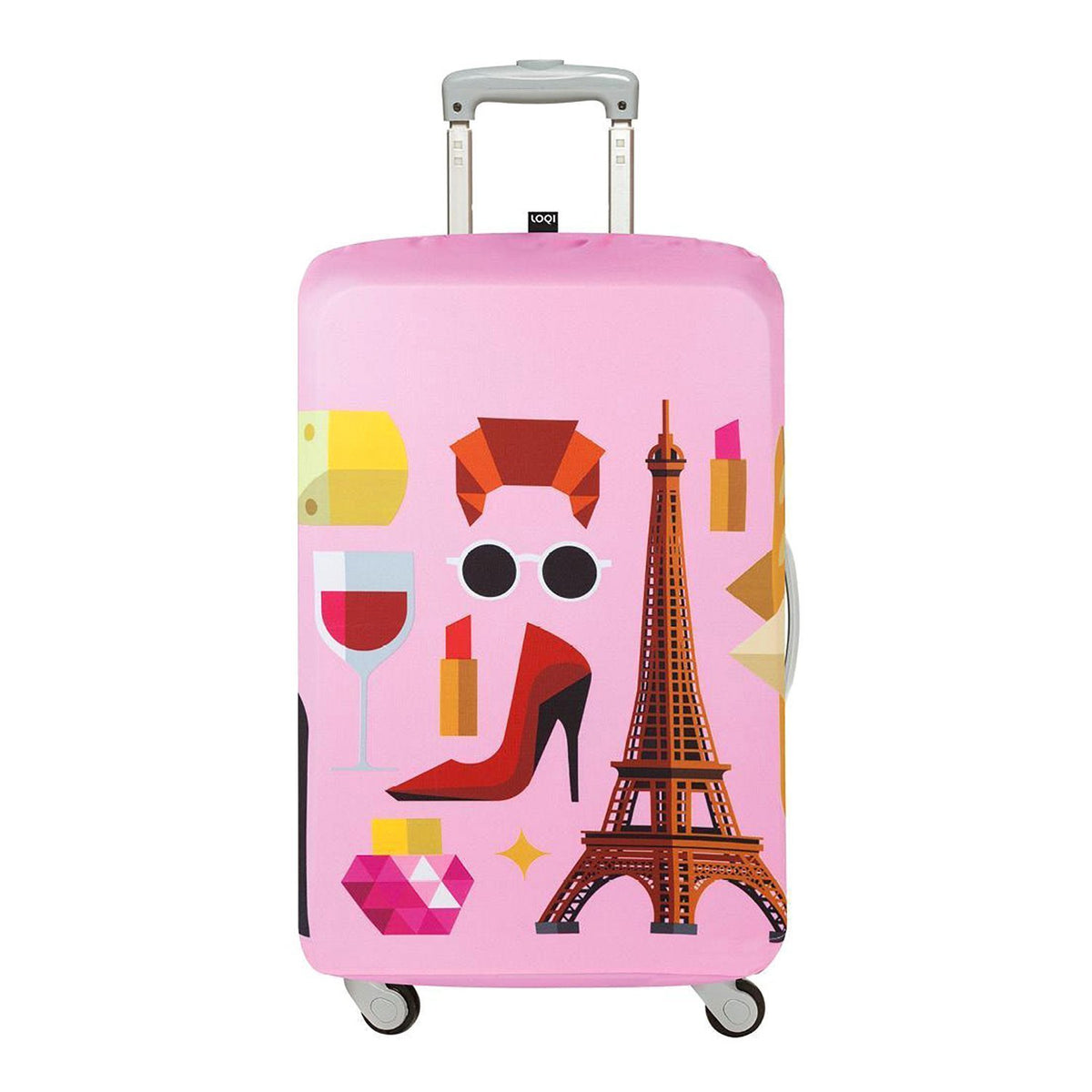 Loqi M Artist Hey Studio Paris Luggage Cover - LM.HEY.PA