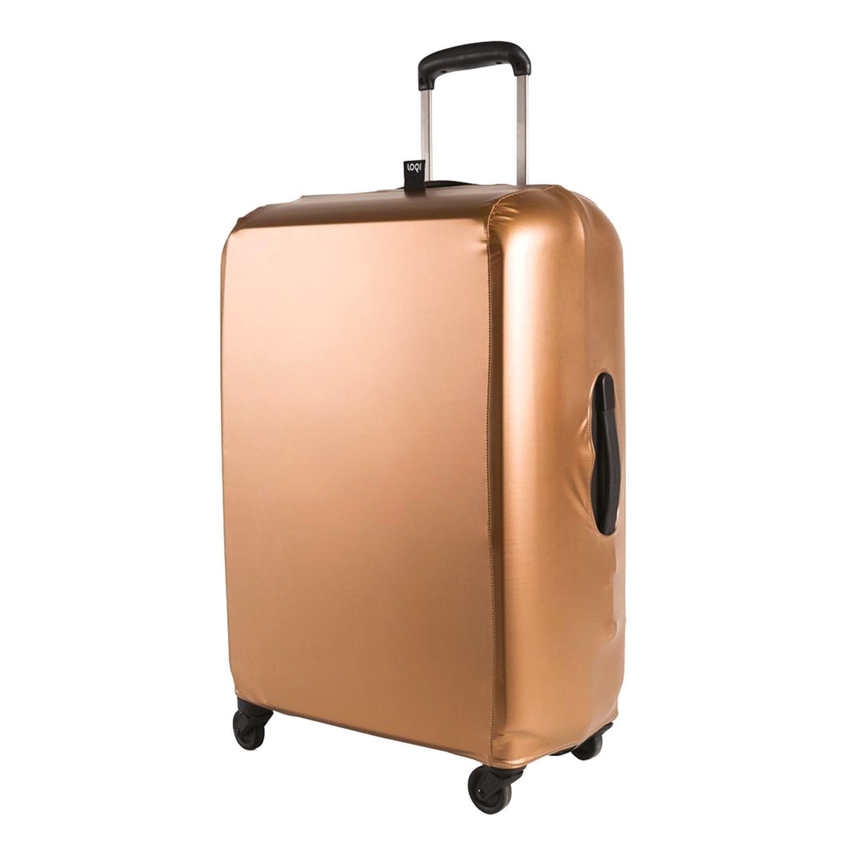 Loqi Luggage Cover - Metallic Rose Gold, Small - LS.ME.RO - Jashanmal Home