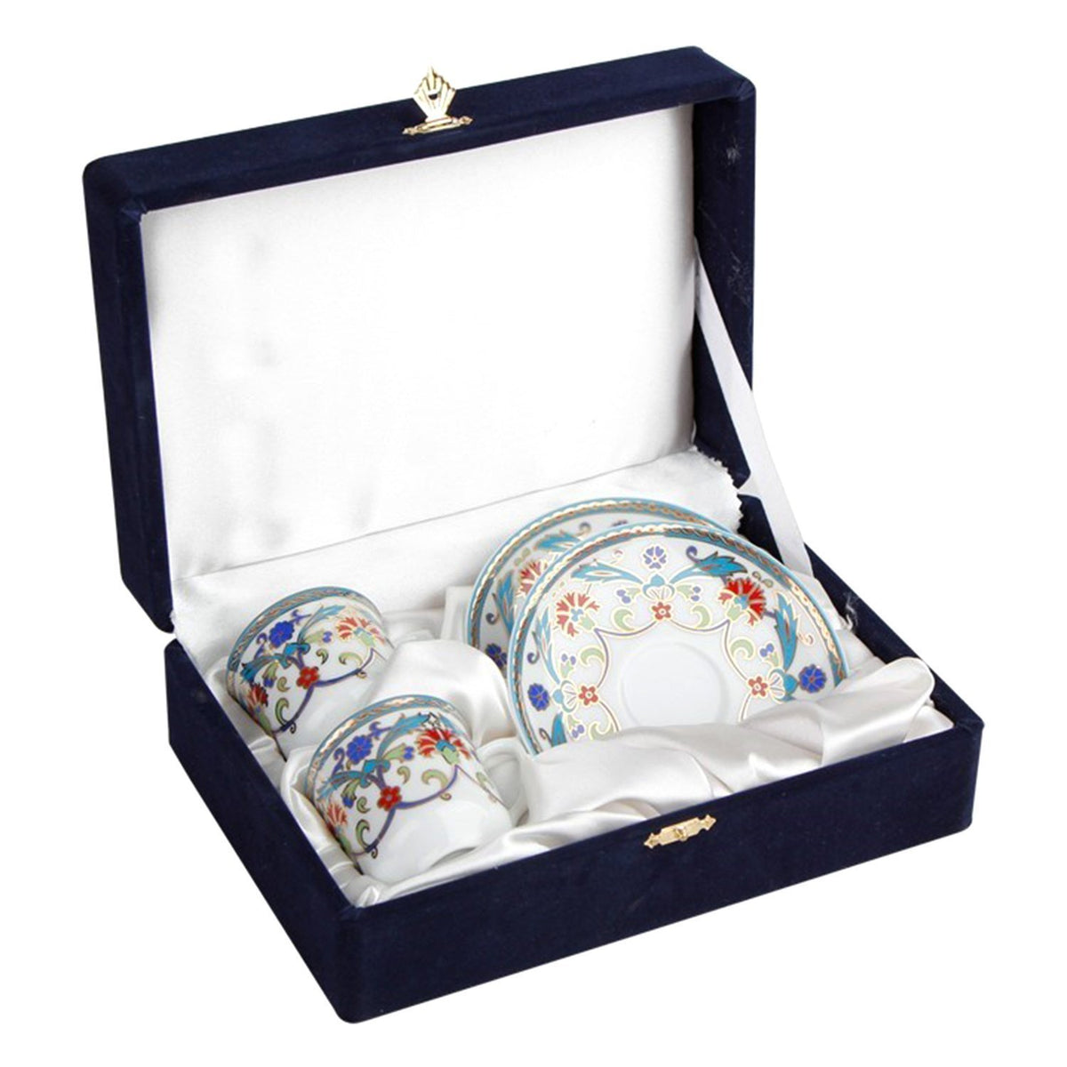 Porland Porselen Percem Coffee Set - Multicolour, 4 Piece - 04A+P010852