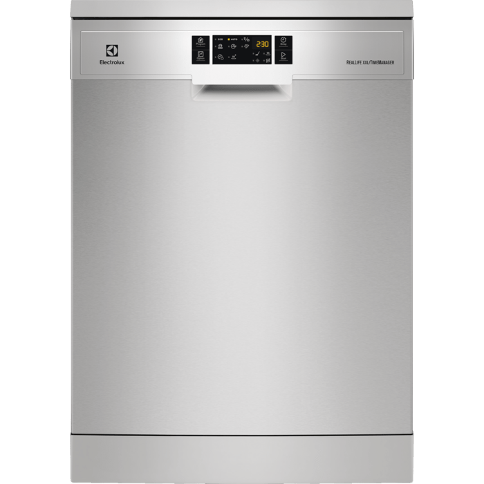Electrolux Air Dry 15 Place Settings Dishwasher, Silver - Esf8570Rox (Made In Italy)
