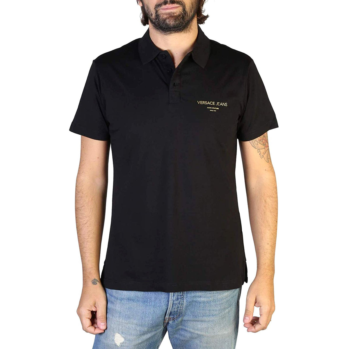Versace Polo T-Shirt - Black - GTB7P7 899 52