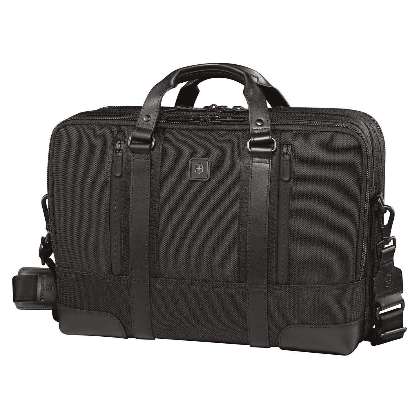 Victorinox Lexicon Professional Lexington 15 Dual Compartment 11.4 Inch Business Briefcase Black - 601114