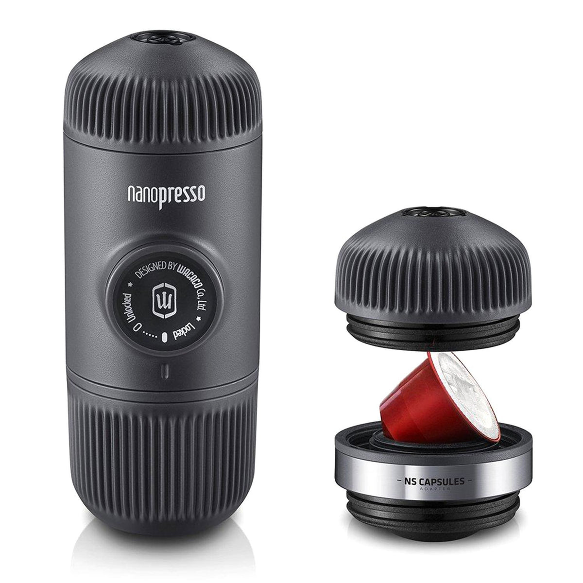 Wacaco Nanopresso with Adapter - Black - WC-NANOP-NSADAP - Jashanmal Home