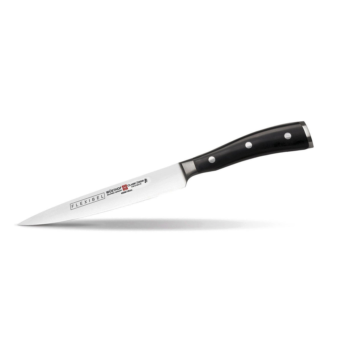 Ed. Wusthof Classic Ikon Fillet Knife - Black and Silver - 4556-7