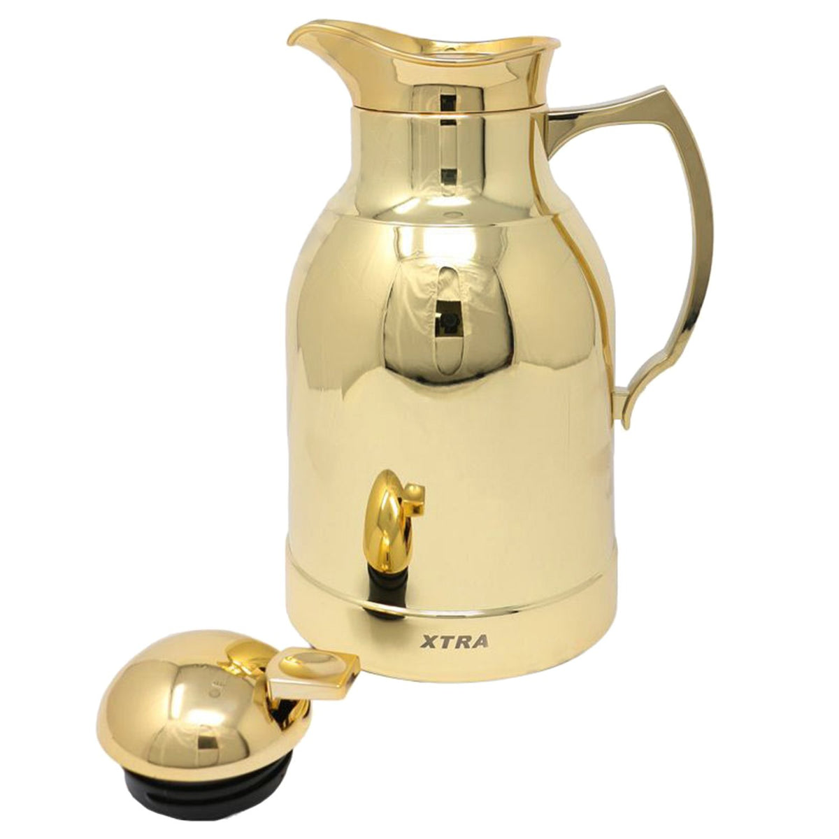 Xtra Blanc Ii Metal Body Vacuum Flask - Gold, 1 Litre - V-1046Gg