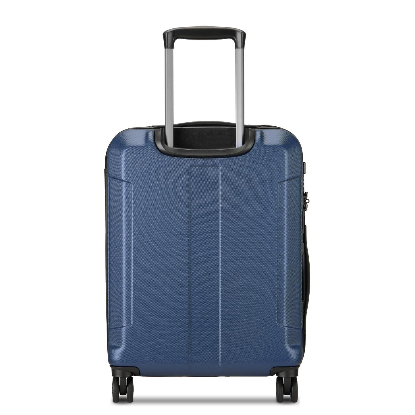 Delsey Paris Depart Hard 61cm Hardcase Expandable 4 Double Wheel Cabin Luggage Trolley Case Navy Blue - 00314580522 X9