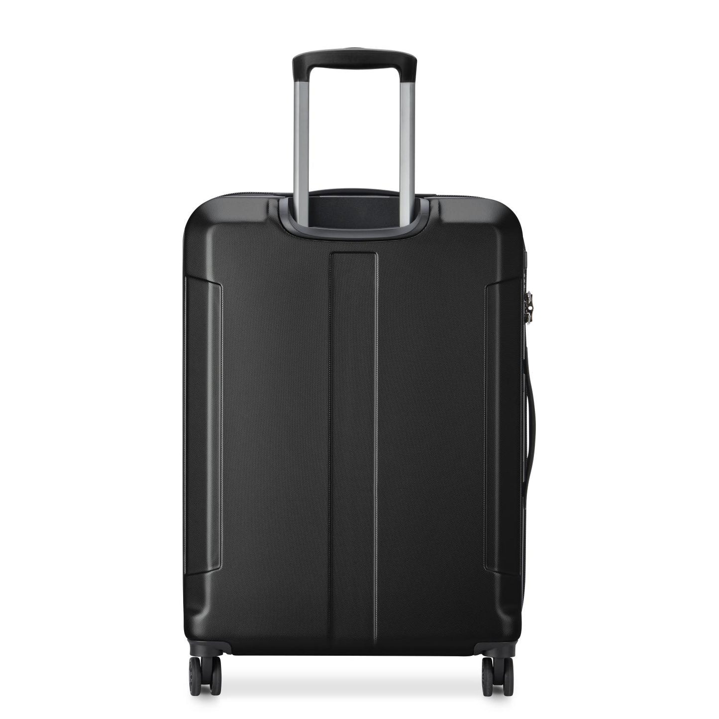 Delsey Paris Depart Hard 69cm Hardcase 4 Double Wheel Expandable Check-In Luggage Trolley Case Black - 00314582000 X9