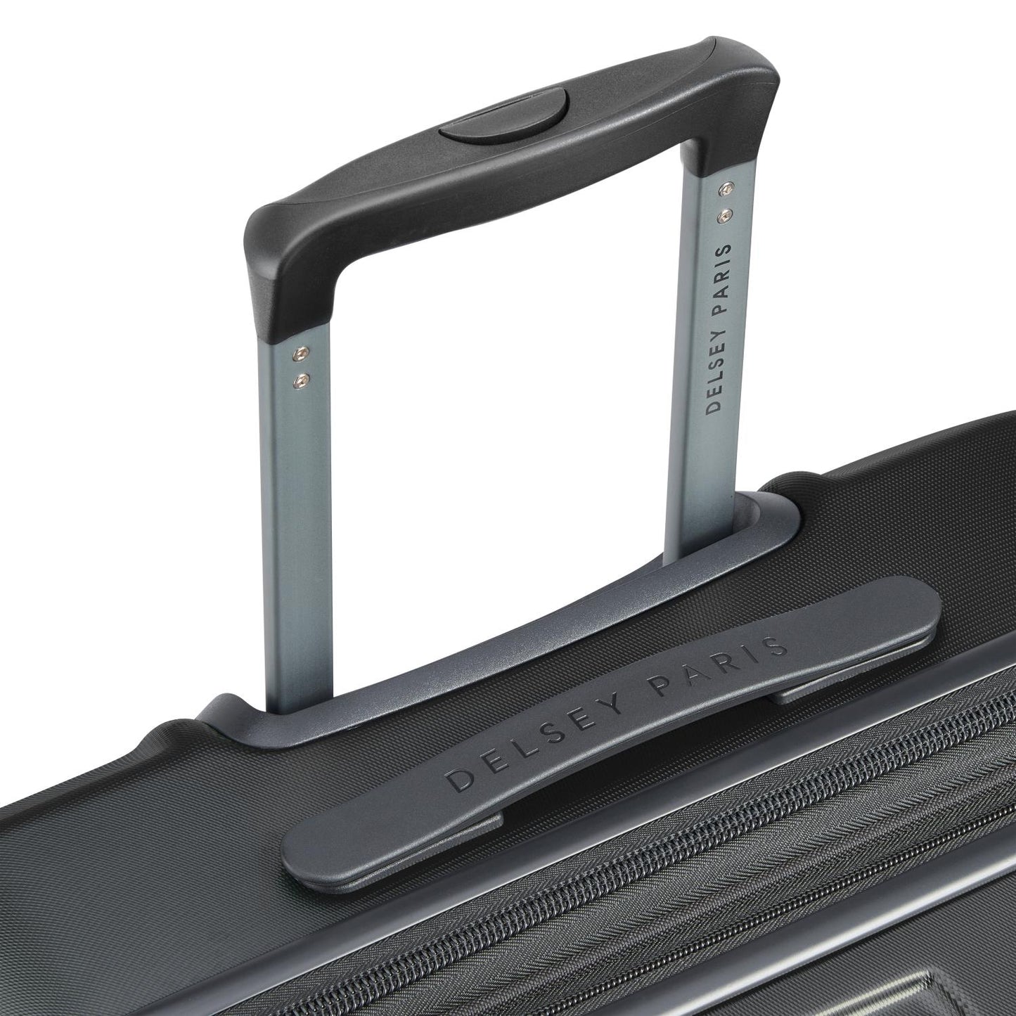 Delsey Paris Depart Hard 69cm Hardcase 4 Double Wheel Expandable Check-In Luggage Trolley Case Black - 00314582000 X9