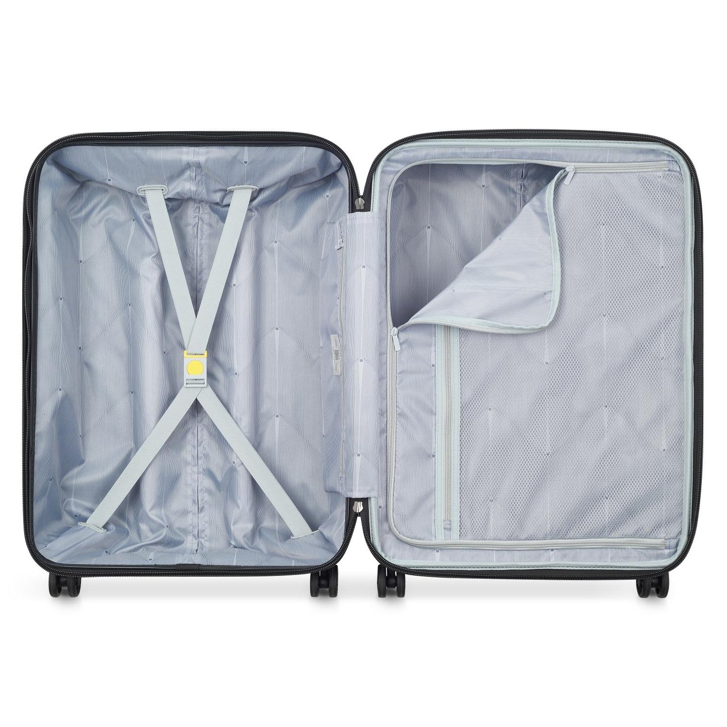 Delsey Paris Depart Hard 71cm Hardcase Expandable 4 Wheel Check-in Luggage Trolley Case Navy Blue - 00314582022 X9