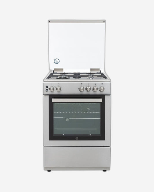 Hoover 4B Full Gas Cooker SS 60X60