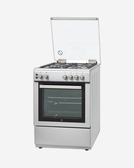 Hoover 4B Full Gas Cooker SS 60X60