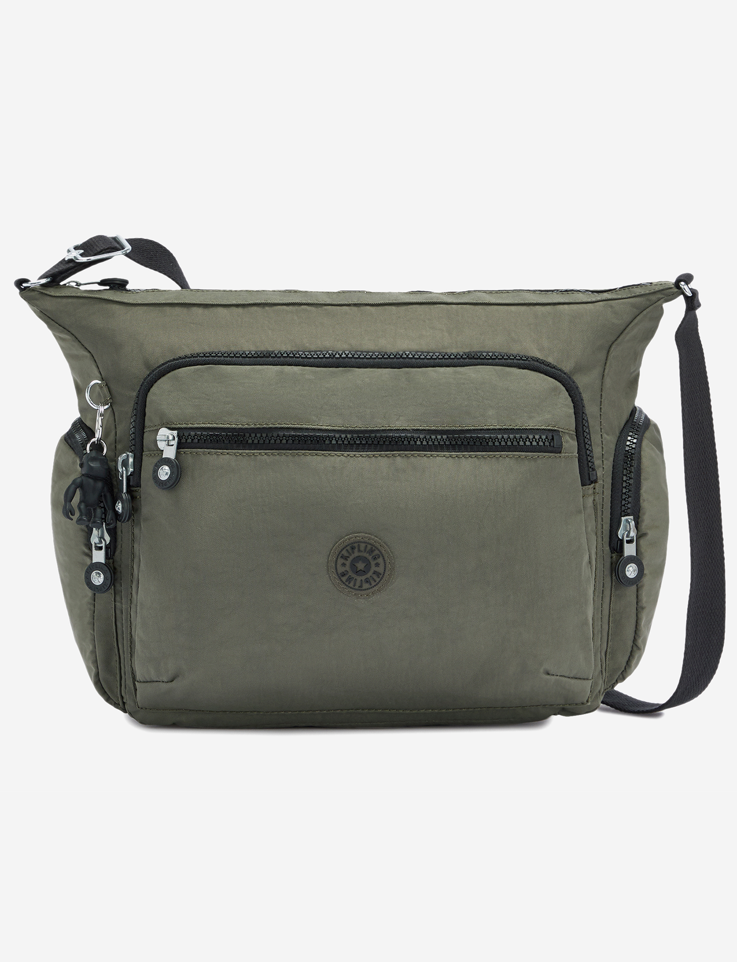 KIPLING Gabbie Green Moss Large crossbody 15255-88D