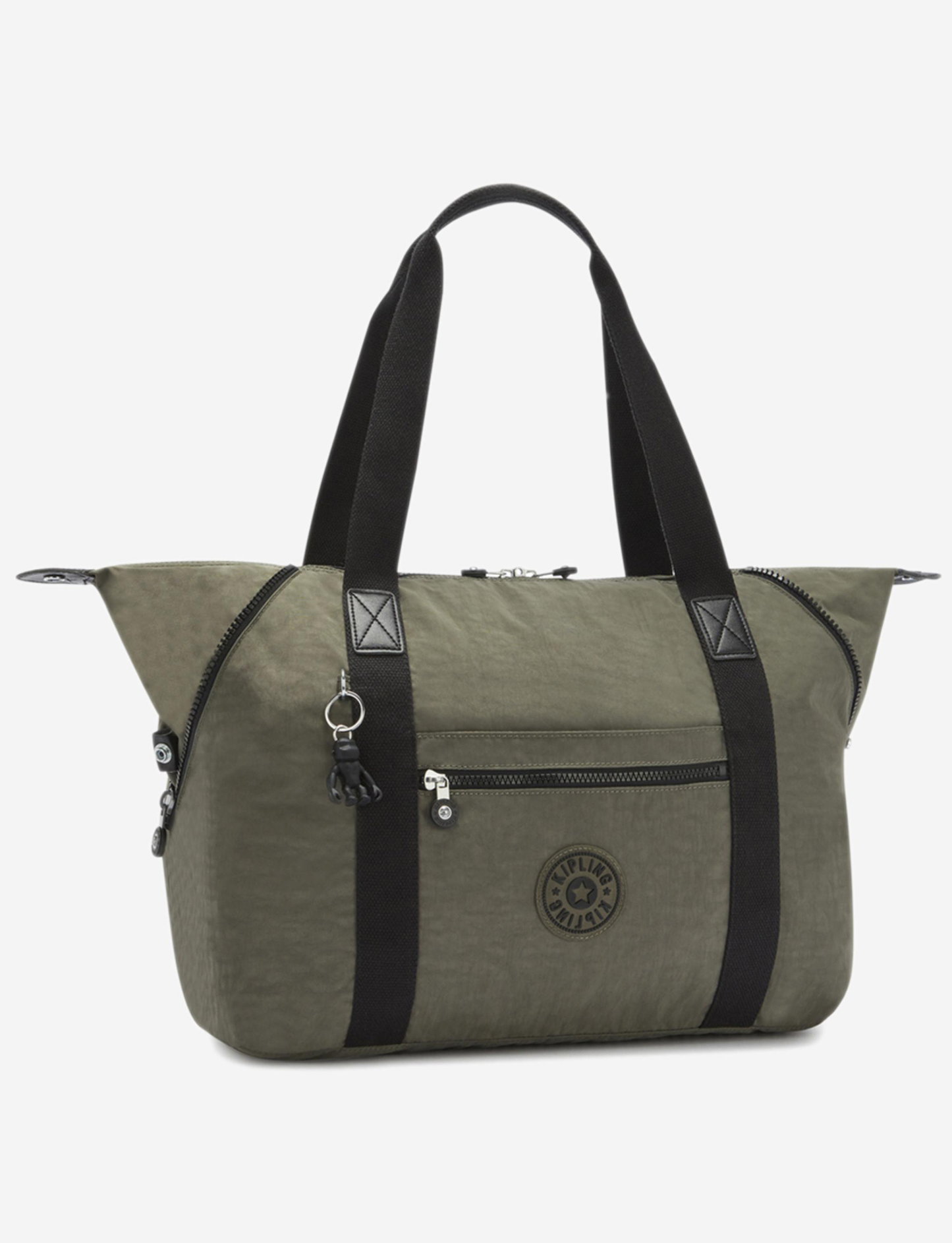 KIPLING Art M Green Moss Large tote 13405-88D
