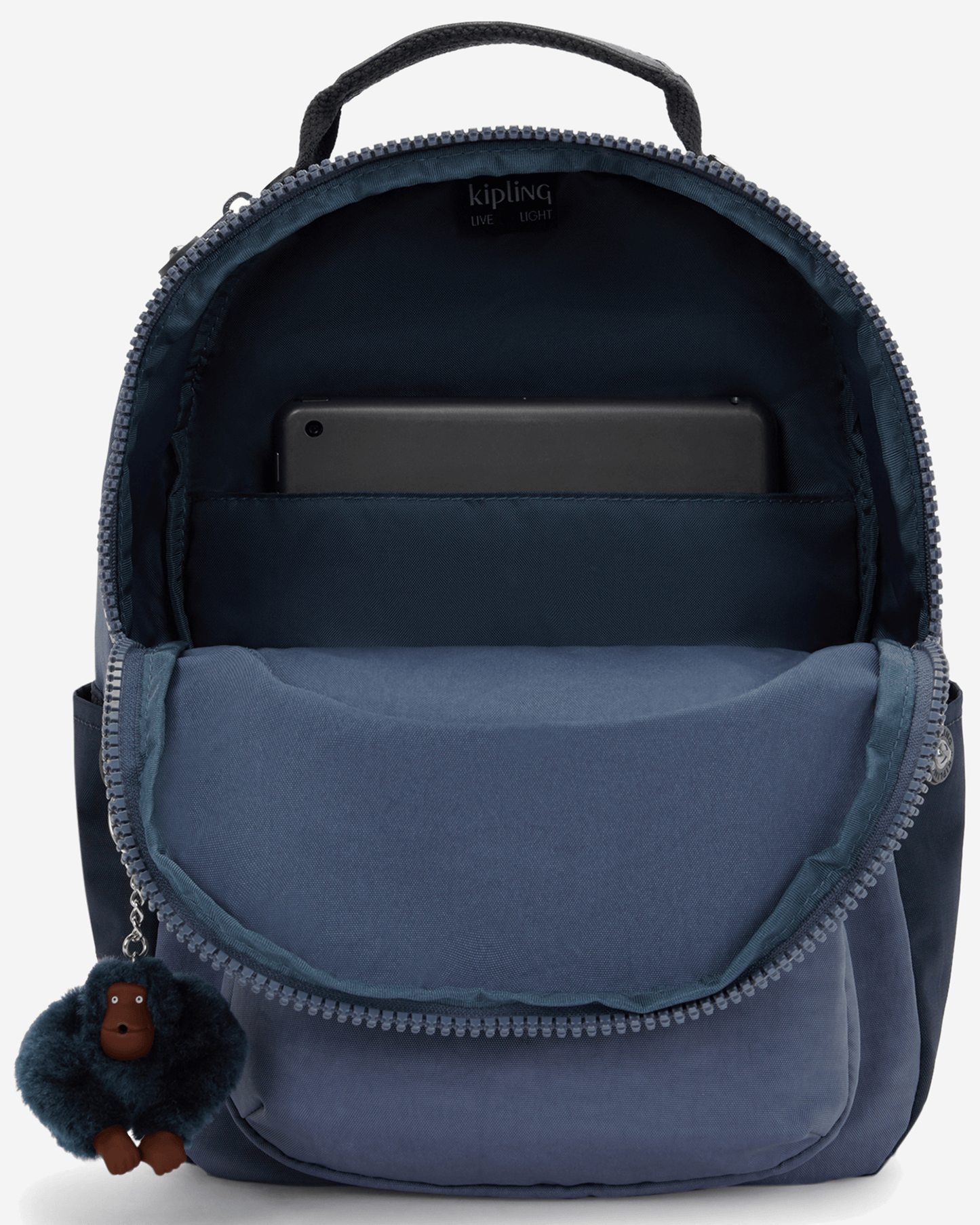 Kipling  Seoul S Game Grey Small Backpack (with Tablet Compartment) I4345-7FK