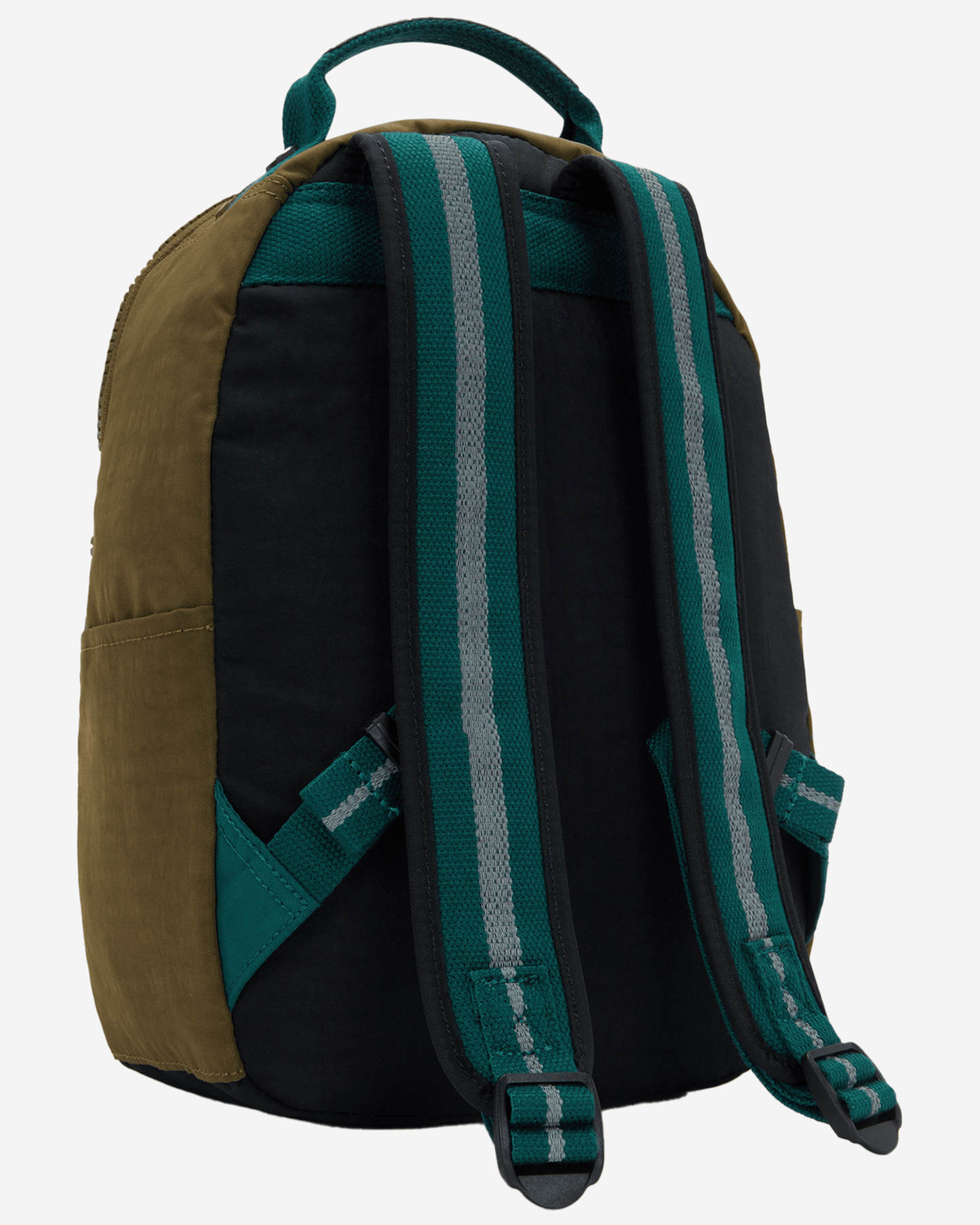 Kipling  Seoul S Black Khaki Bl Small Backpack (with Tablet Compartment) I4345-5FY