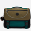 Kipling  Preppy Black Khaki Bl Medium schoolbag with Rain Cover 12074-5FY