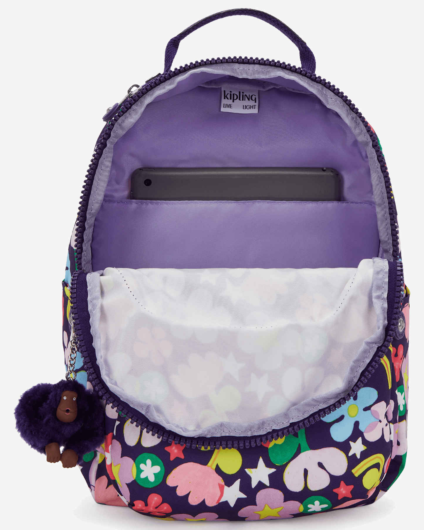 Kipling  Seoul S Fairy Flower Small Backpack (with Tablet Compartment) I5357-9MO