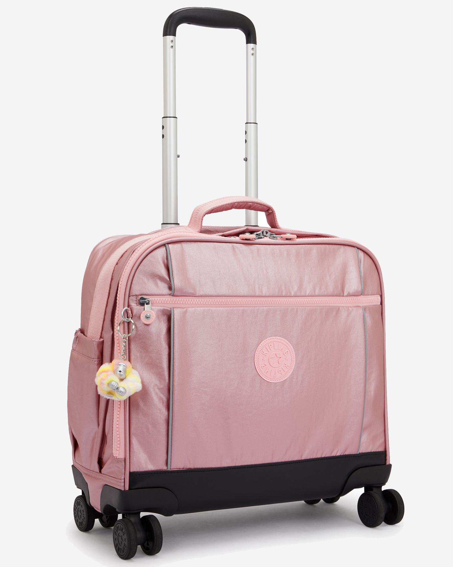 Kipling  New Storia Bronze Pink Met Large Wheeled Bag I3390-3MD