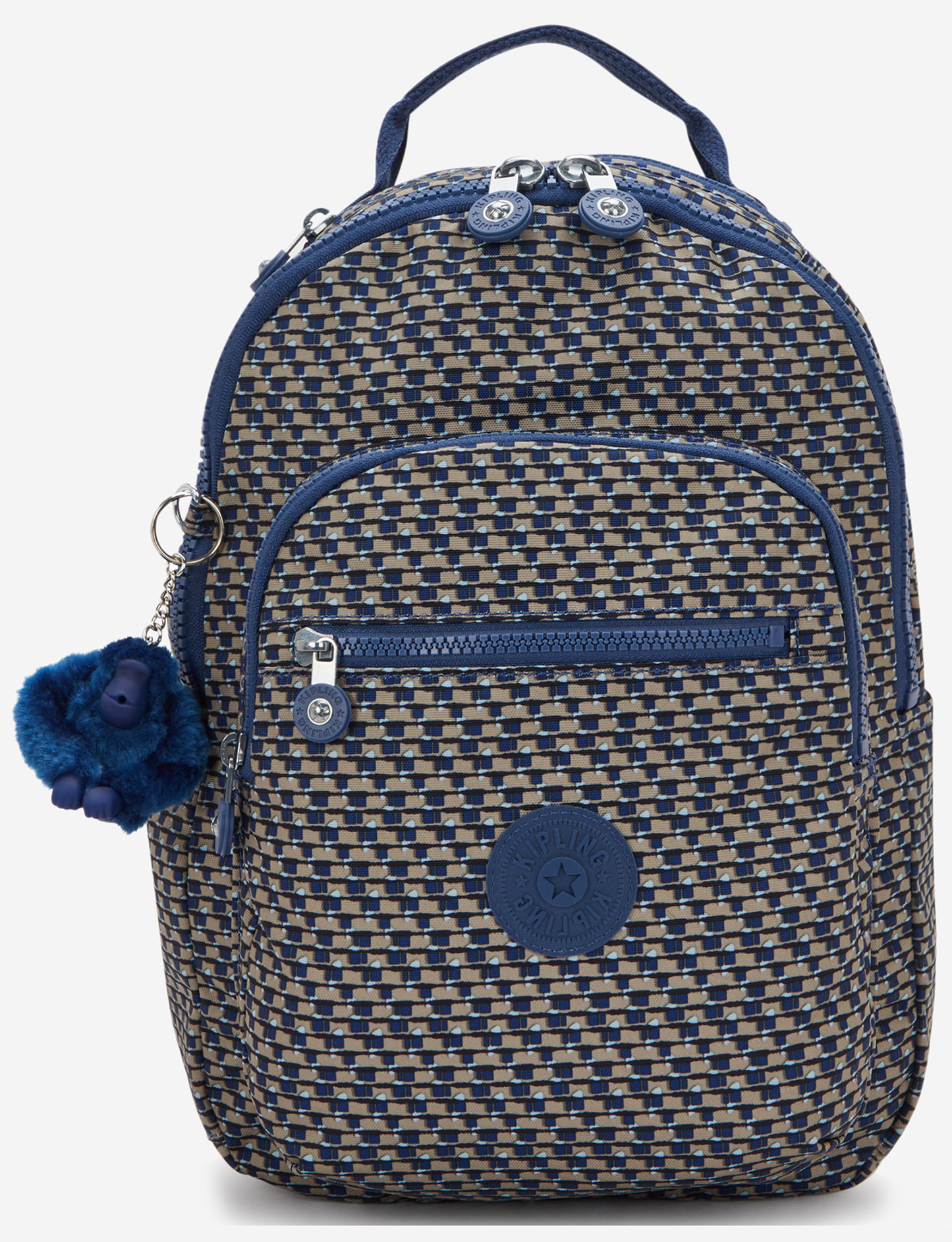 KIPLING Seoul S Blue on Wire Small backpack (with tablet compartment) I5611-9PC