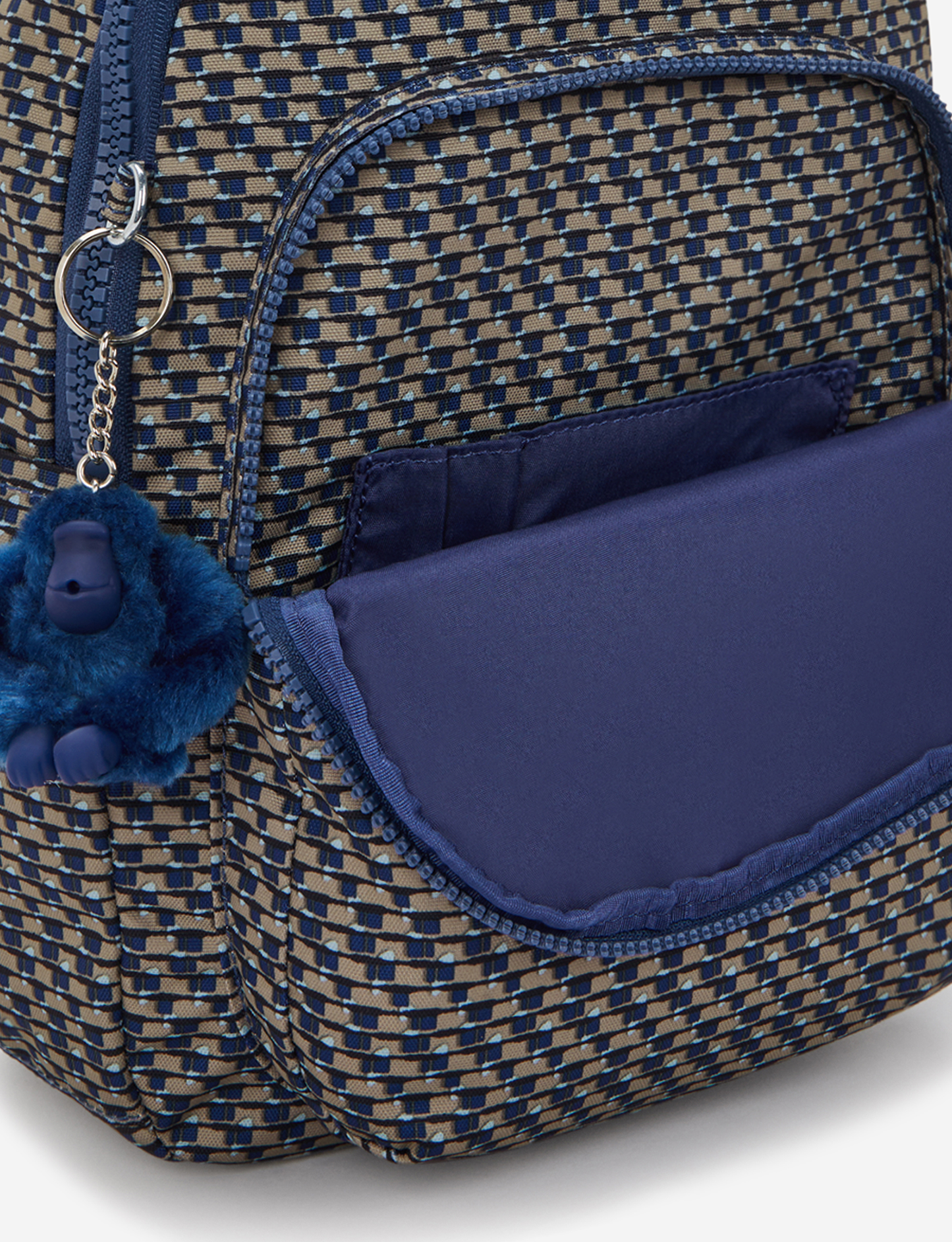 KIPLING Seoul S Blue on Wire Small backpack (with tablet compartment) I5611-9PC