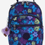 Kipling  Seoul S Dark Flwr Stamp Small Backpack (with Tablet Compartment) I5357-4FM