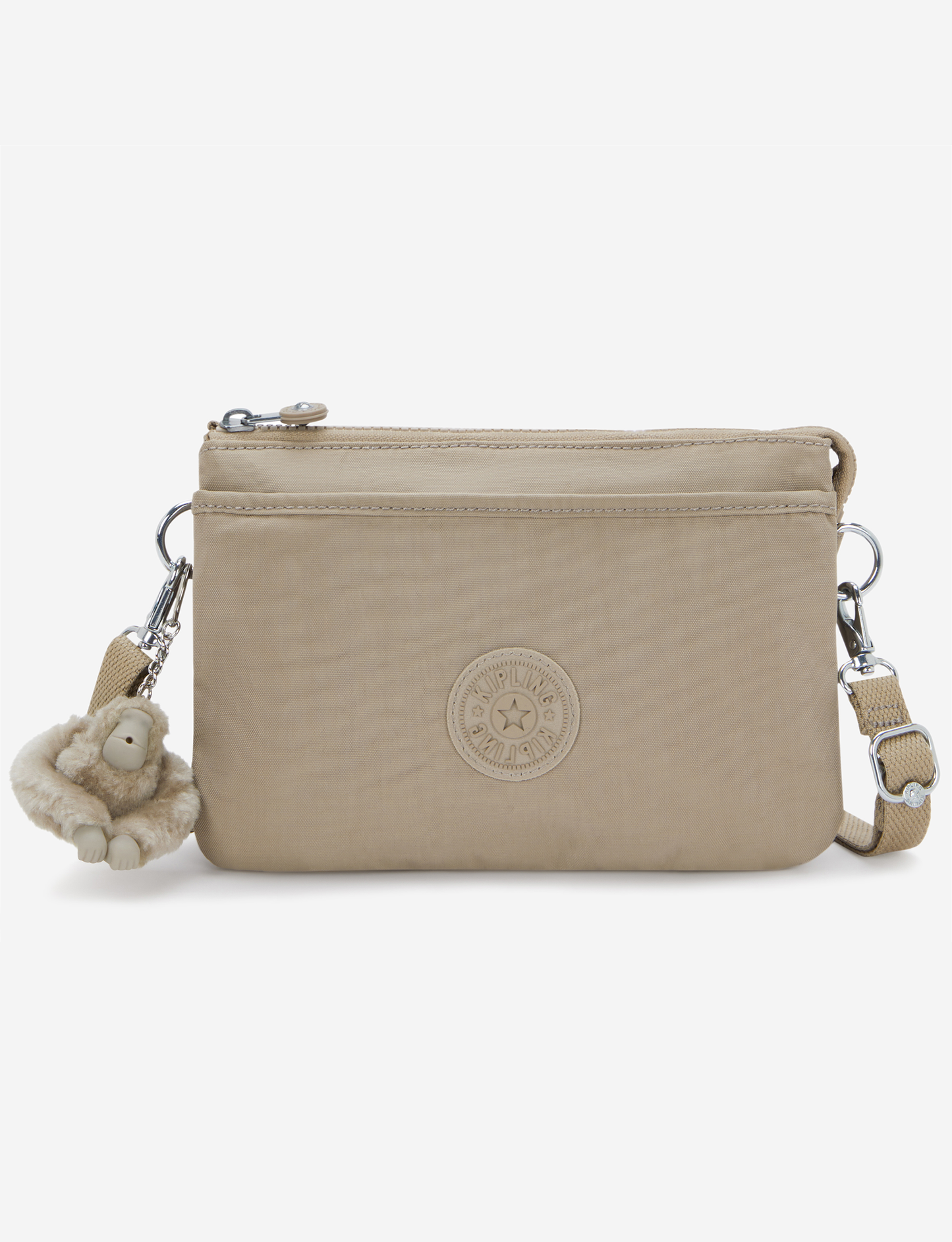 KIPLING Riri Soft Taupe Small crossbody (with removable shoulderstrap) I7590-4PW