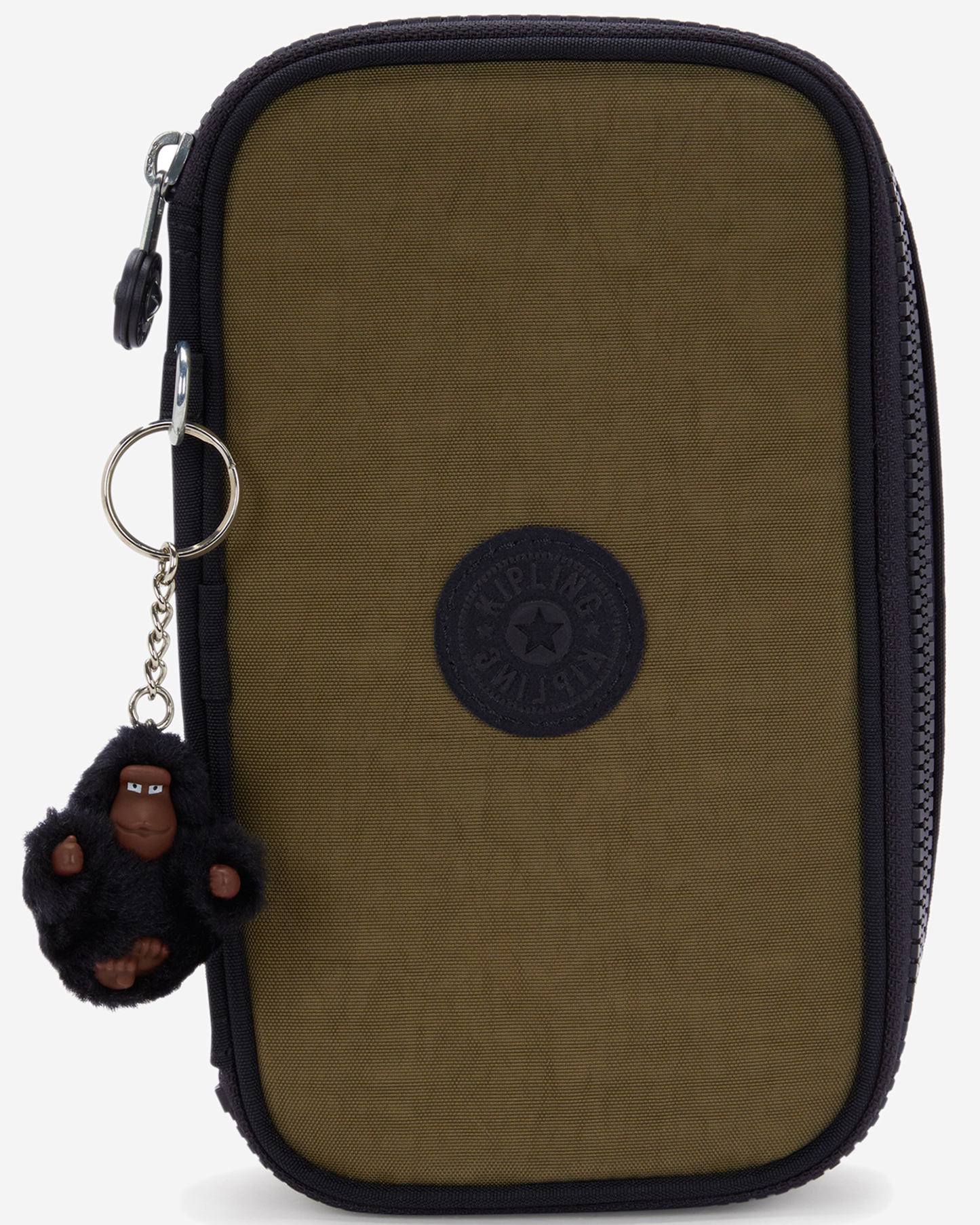 Kipling  50 Pens Black Khaki Bl Medium Pencase 10999-5FY
