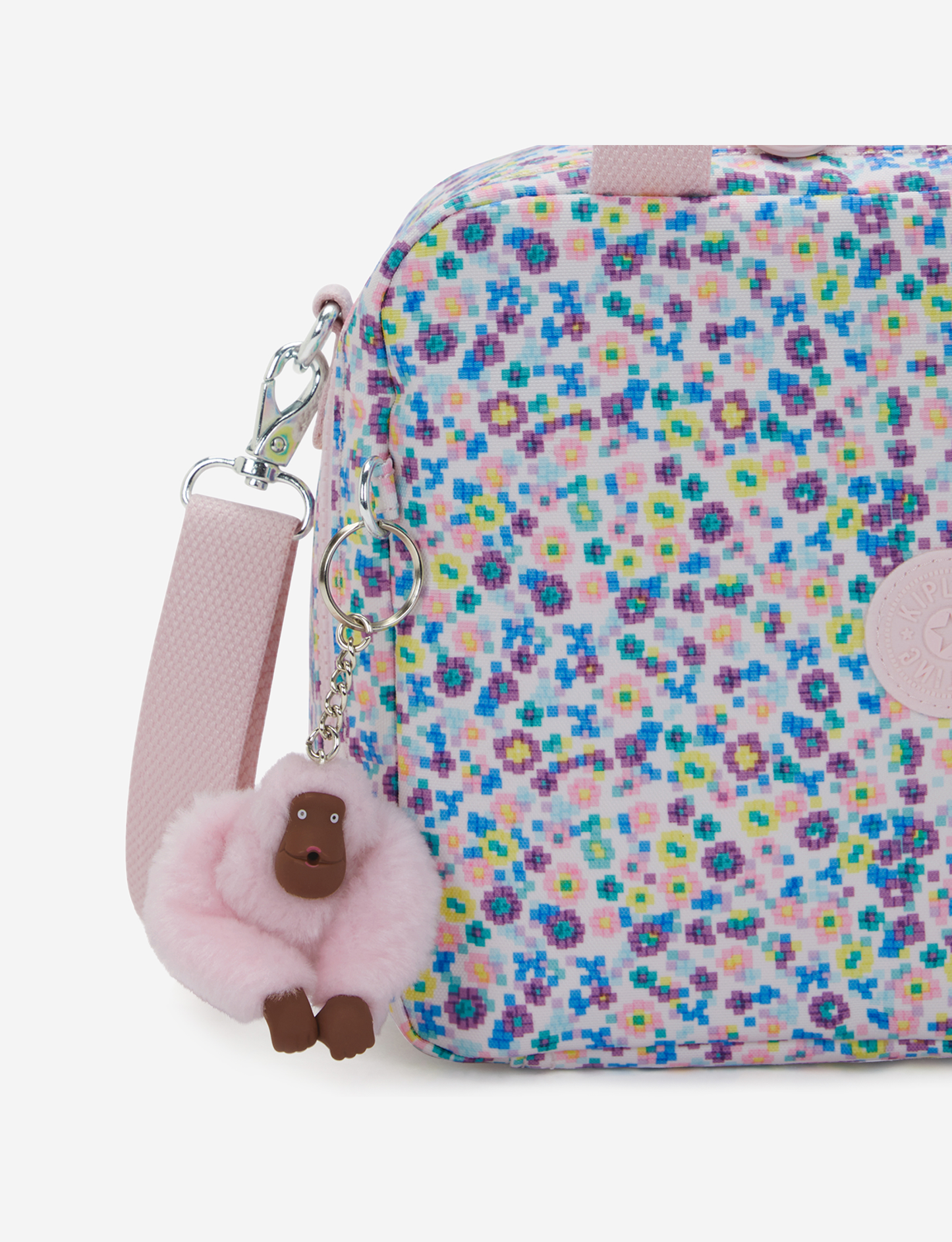 KIPLING Miyo Digi Flower Prt Large lunchbag (with trolley sleeve) I2989-7ER
