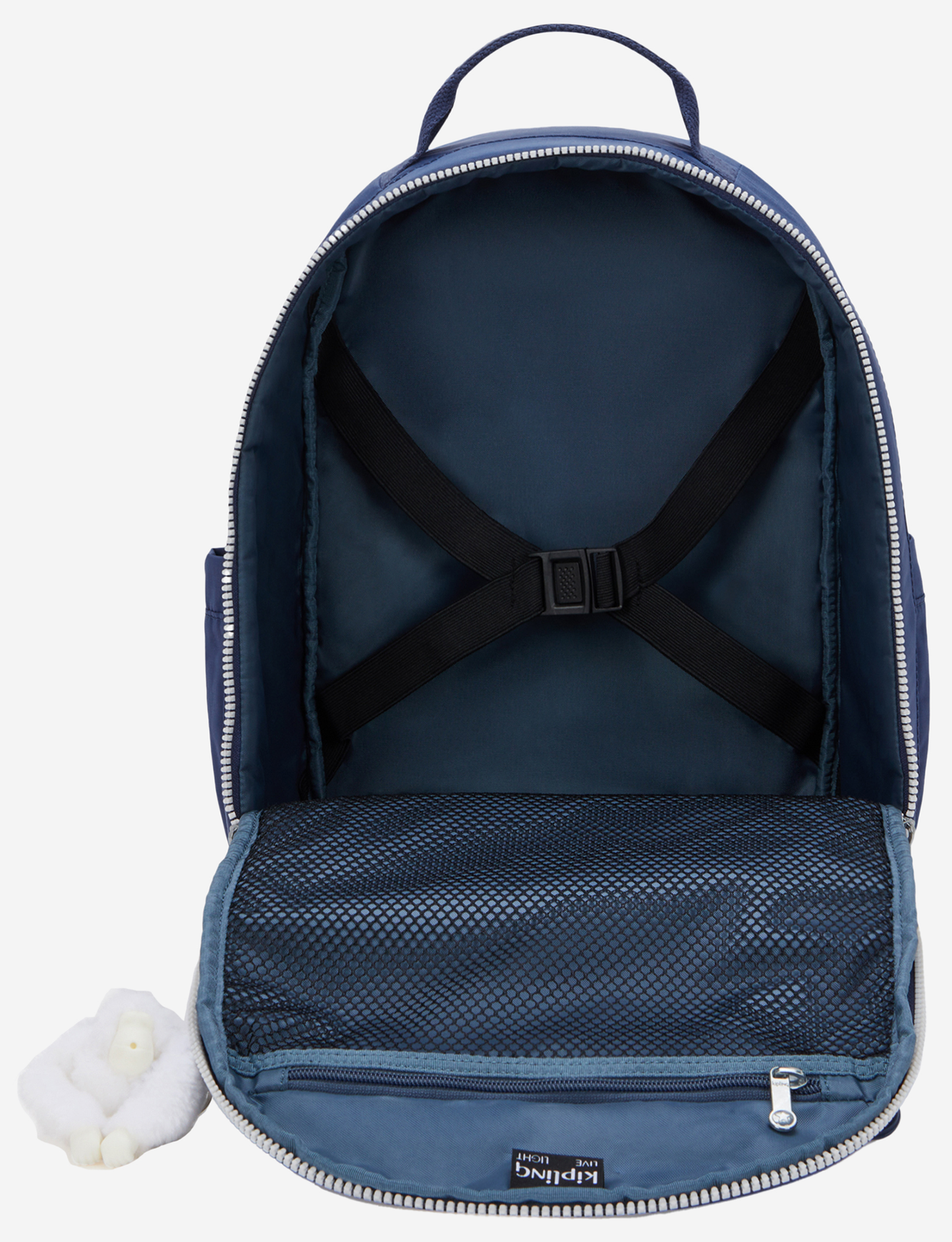 KIPLING Seoul Cabin Casual Blue C Large travel backpack (with laptop compartment) I9986-3RA