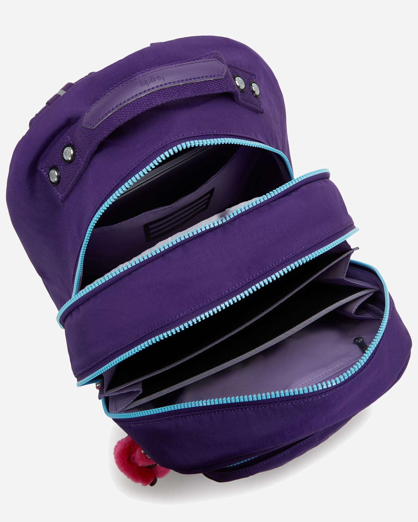 Kipling  Class Room Vip Purple Large Backpack with Laptop Compartment I4053-4PI
