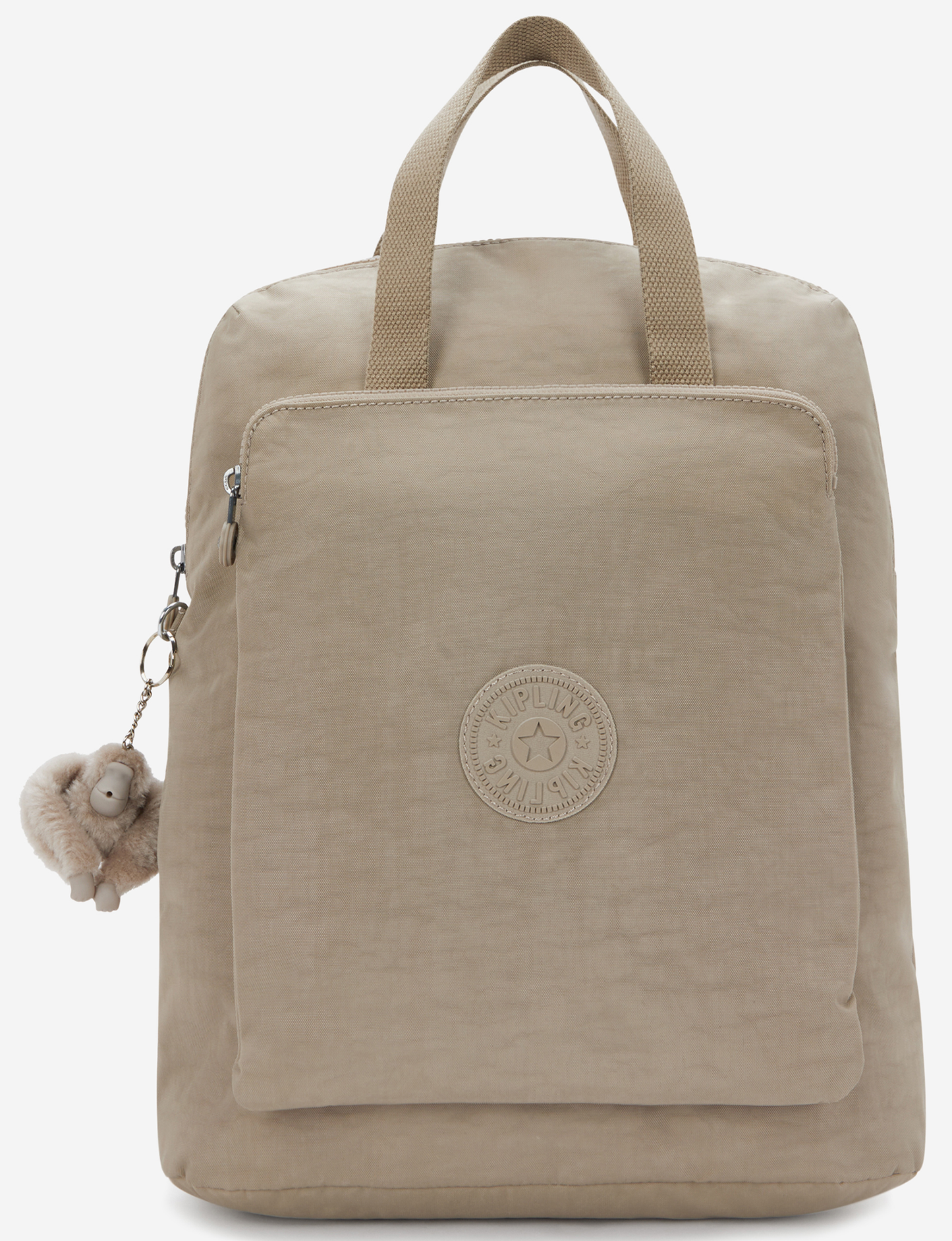 KIPLING Kazuki Soft Taupe Medium backpack (with laptop compartment) I3171-4PW
