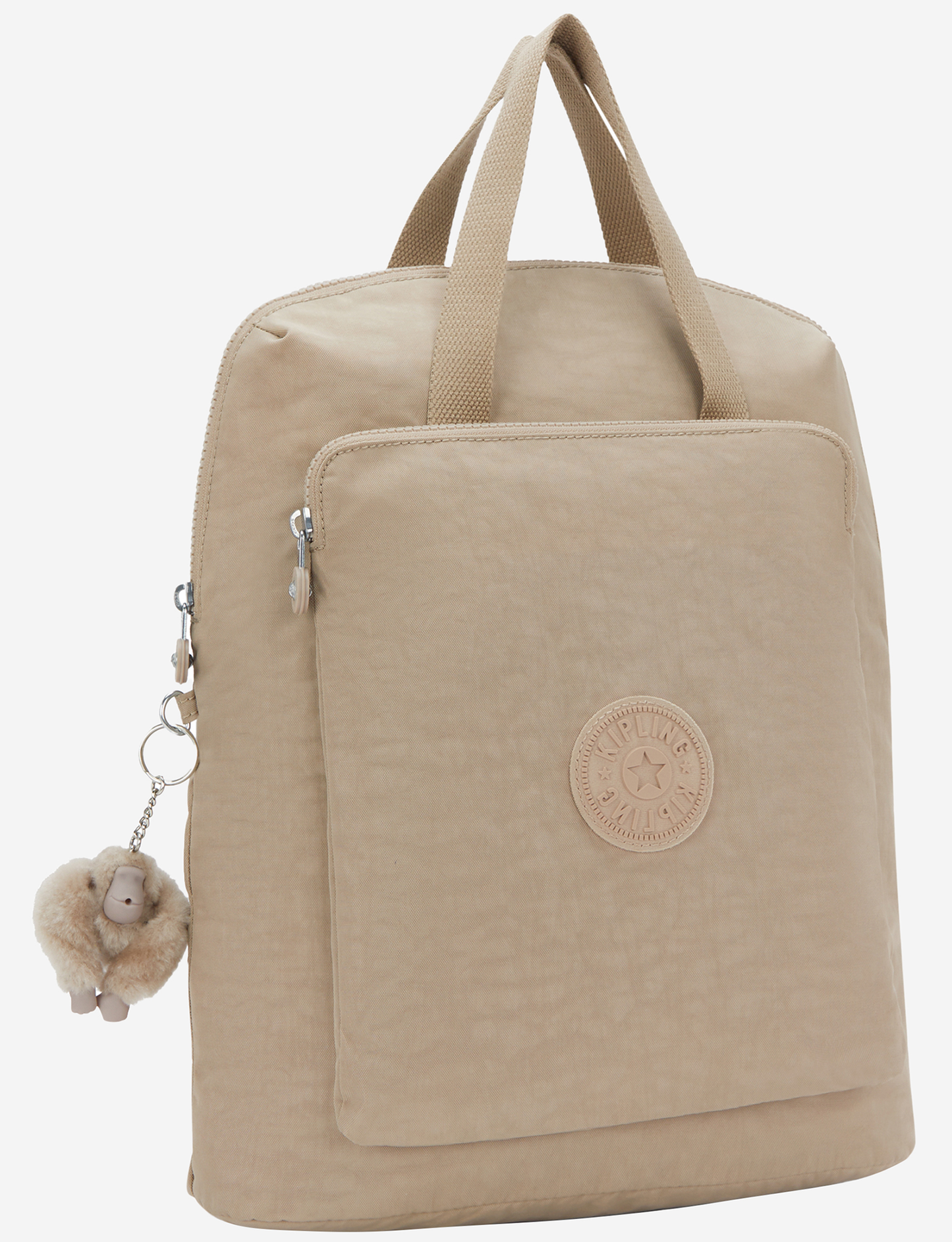 KIPLING Kazuki Soft Taupe Medium backpack (with laptop compartment) I3171-4PW