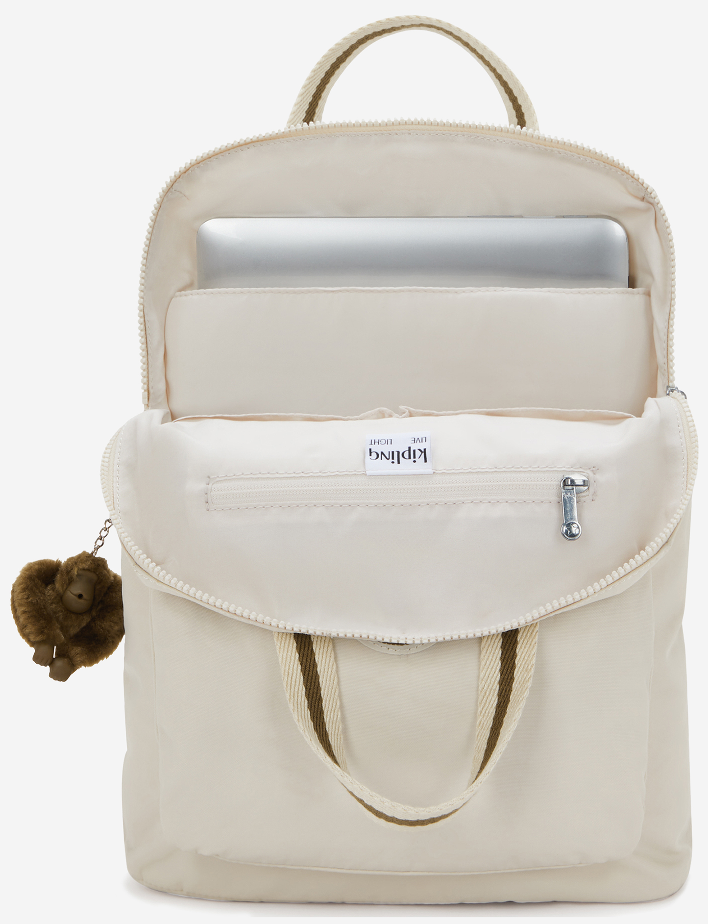KIPLING Kazuki Soft Sand Medium backpack (with laptop compartment) I3171-9LO