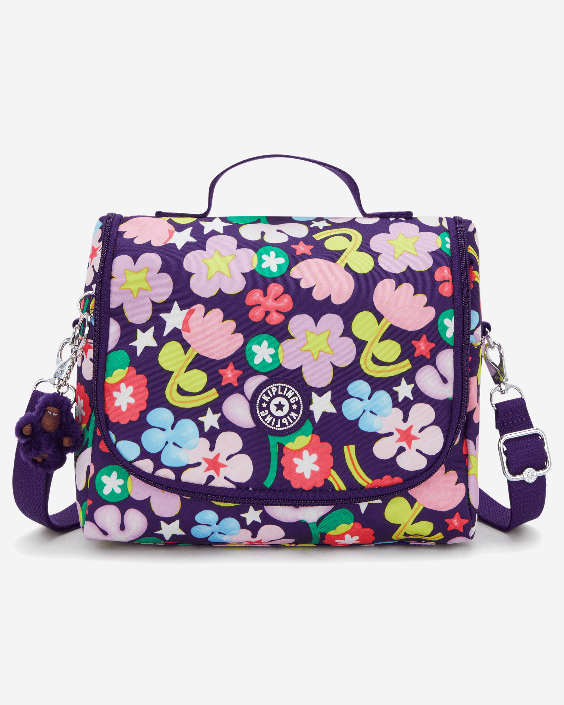 Kipling  New Kichirou Fairy Flower Large LunchBag with Trolley Sleeve I5749-9MO