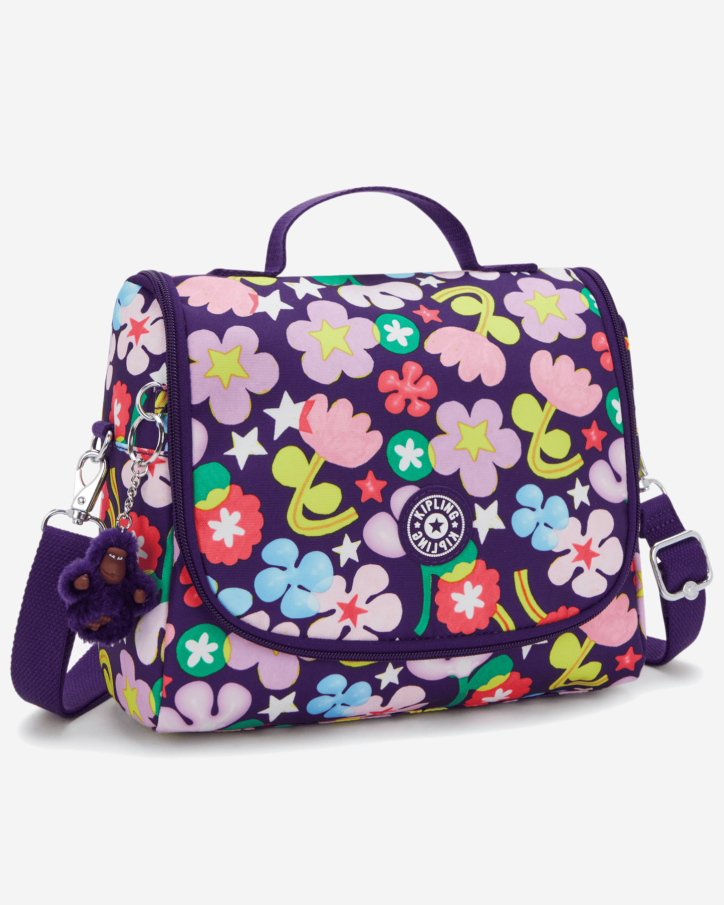 Kipling  New Kichirou Fairy Flower Large LunchBag with Trolley Sleeve I5749-9MO
