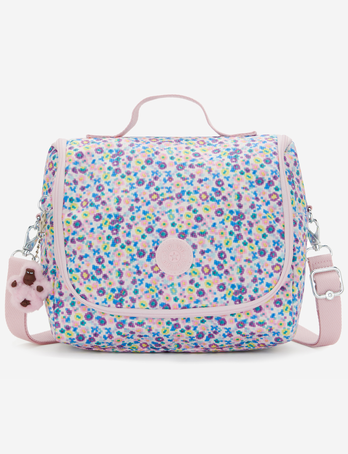 KIPLING New Kichirou Digi Flower Prt Large lunchbag (with trolley sleeve) I5749-7ER