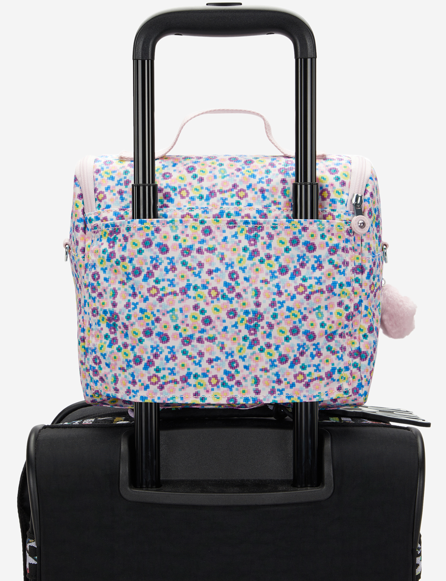 KIPLING New Kichirou Digi Flower Prt Large lunchbag (with trolley sleeve) I5749-7ER