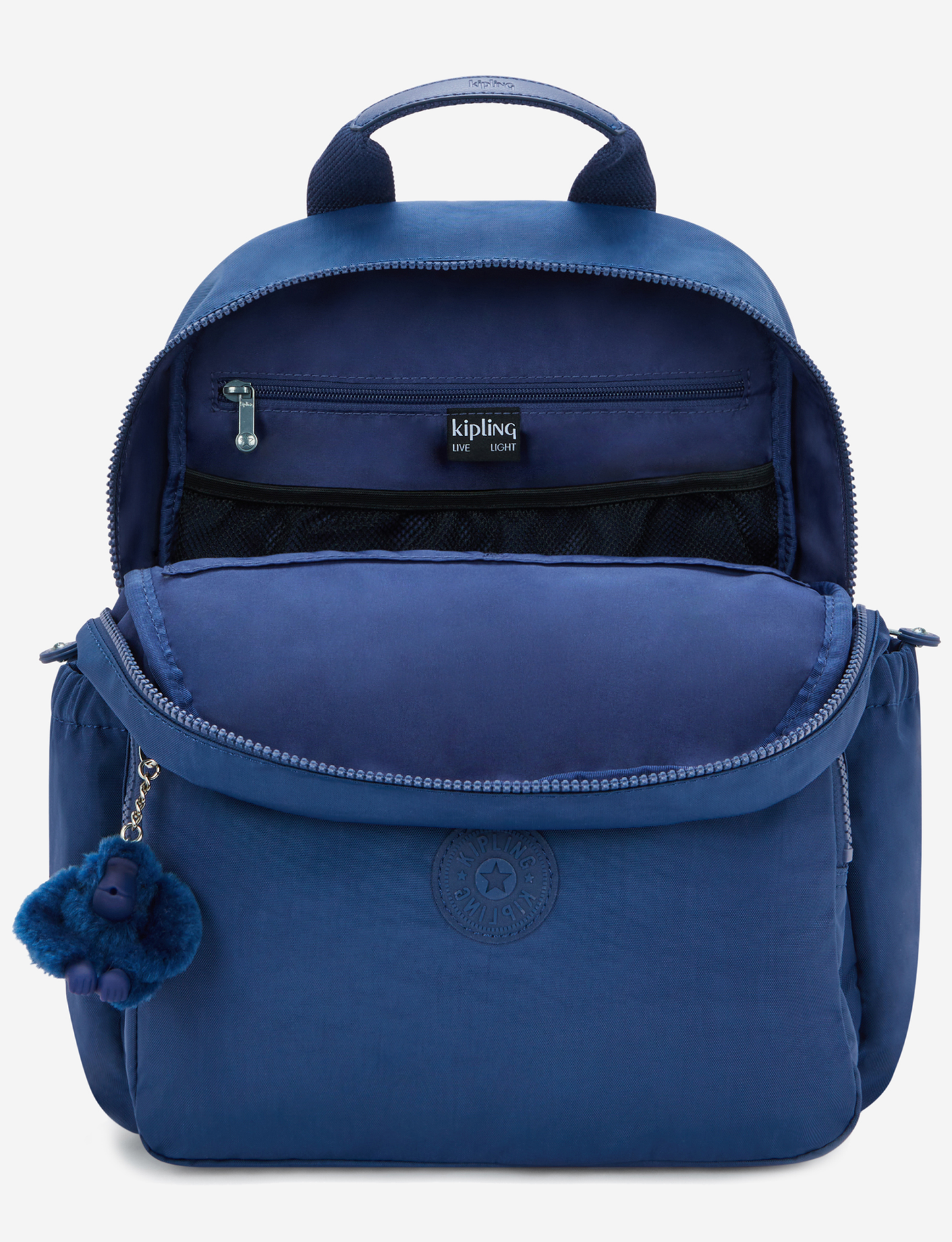 KIPLING Maisie Casual Blue Medium baby backpack (with changing mat) I3339-5PZ