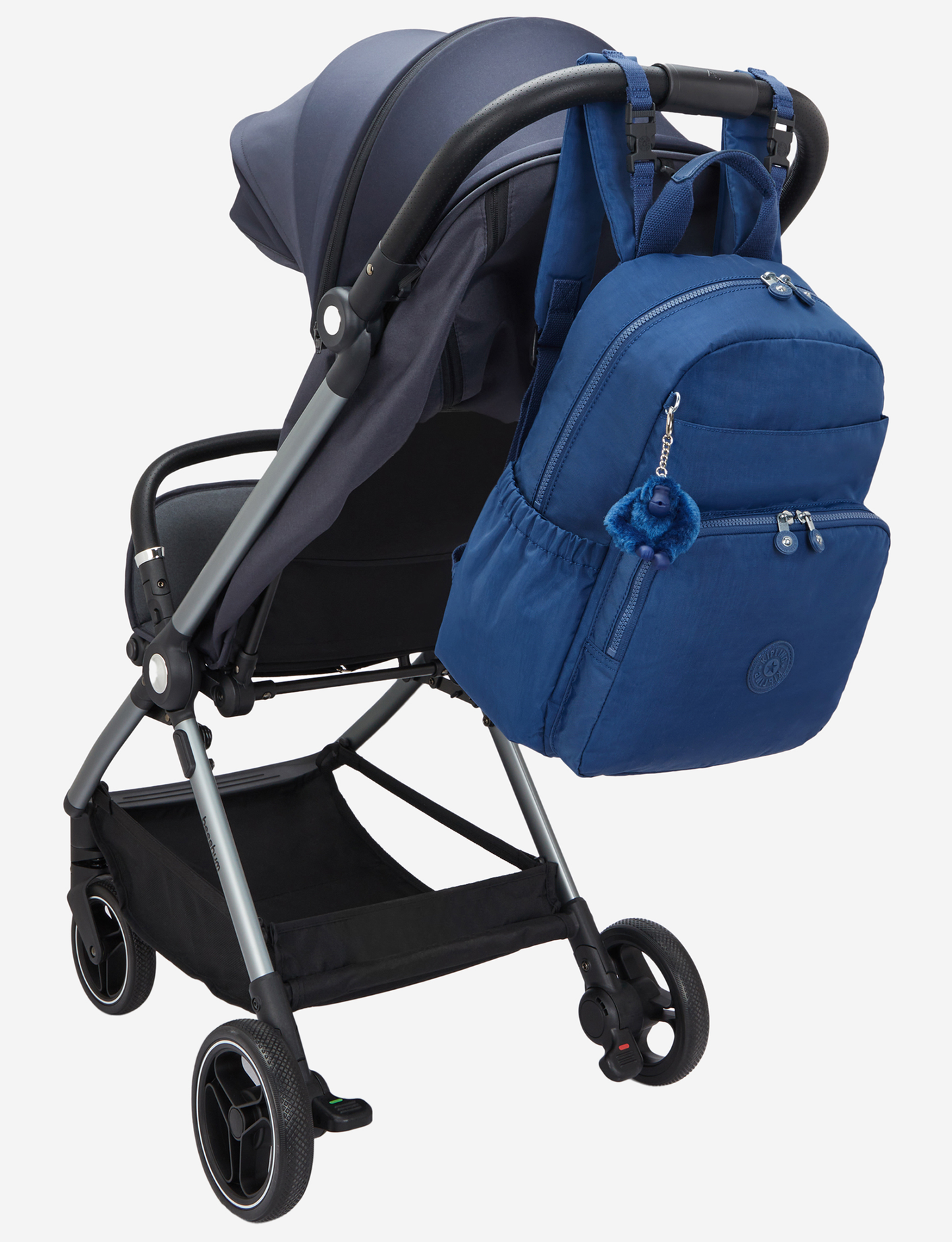 KIPLING Maisie Casual Blue Medium baby backpack (with changing mat) I3339-5PZ