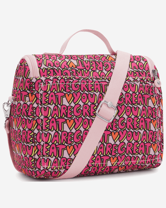 Kipling  New Kichirou U R Great Prt Large LunchBag with Trolley Sleeve I5749-6KZ