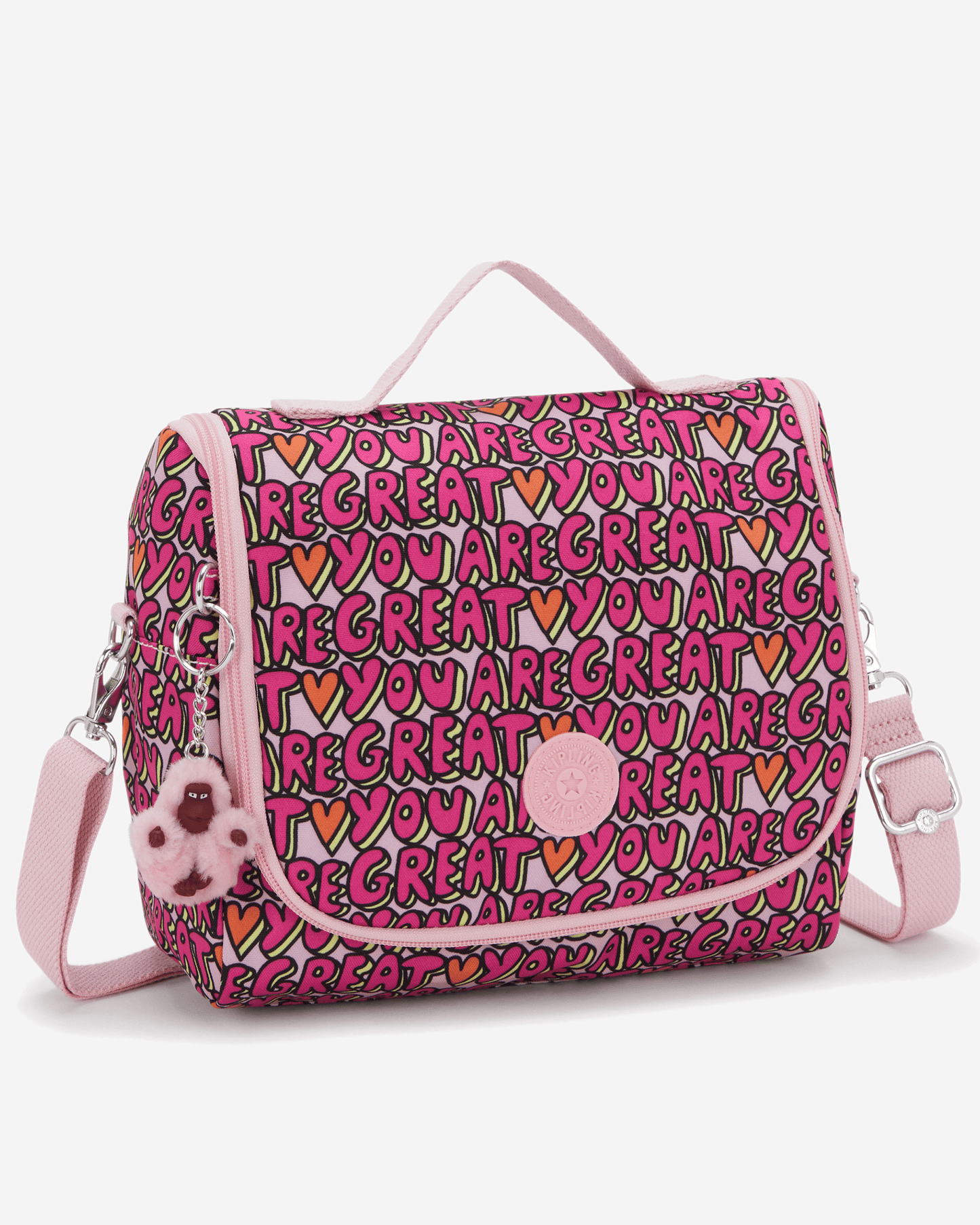 Kipling  New Kichirou U R Great Prt Large LunchBag with Trolley Sleeve I5749-6KZ