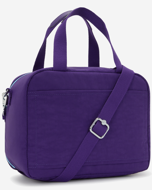 Kipling  Miyo Vip Purple Large LunchBag with Trolley Sleeve 15381-4PI