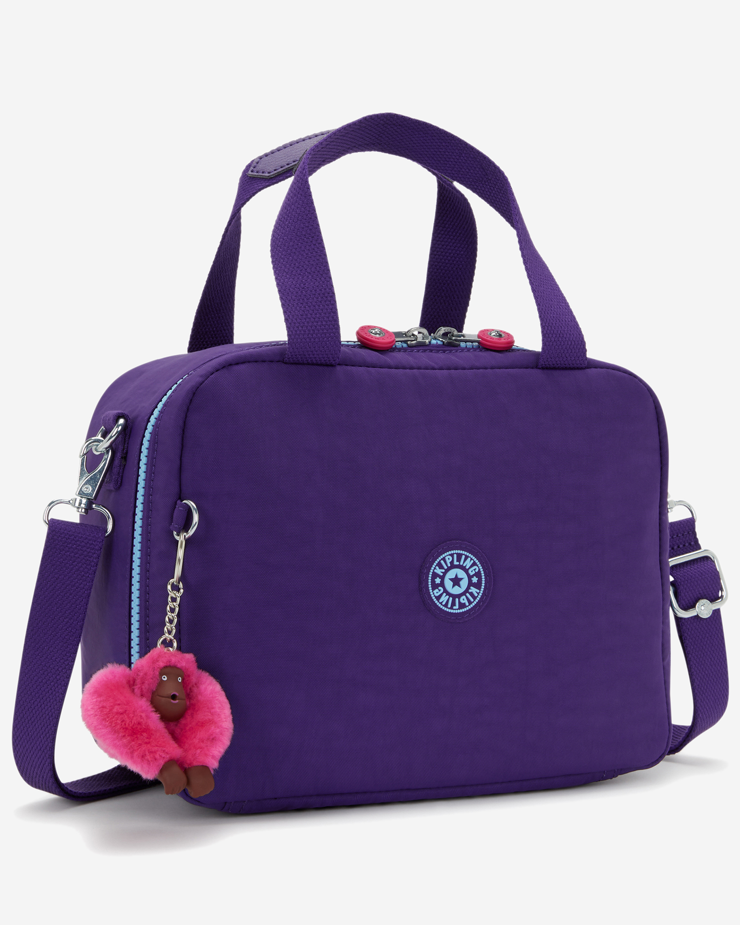 Kipling  Miyo Vip Purple Large LunchBag with Trolley Sleeve 15381-4PI